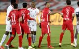 کتک کاری در بازی تیم های پرسپولیس و فولاد