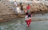 قربانی شدن مرد جوان و فرزندانش