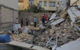 ساختمان ۳ طبقه در شهر قدس فرو ریخت
