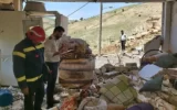 انفجار گاز شهری در منزل روستایی