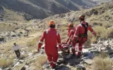 سقوط هولناک زن عشایری در کوهستان