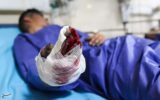12 مجروح در تصادف 3 خودروی سواری