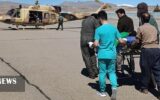انتقال مصدوم قطع عضو با اورژانس هوایی به تبریز