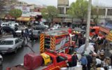 آتش‌سوزی بزرگ در بازار مولوی تهران