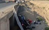 مصدومیت 2 نفر در حادثه سقوط تیبا