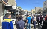 تصادف اتوبوس شرکت واحد در اراک